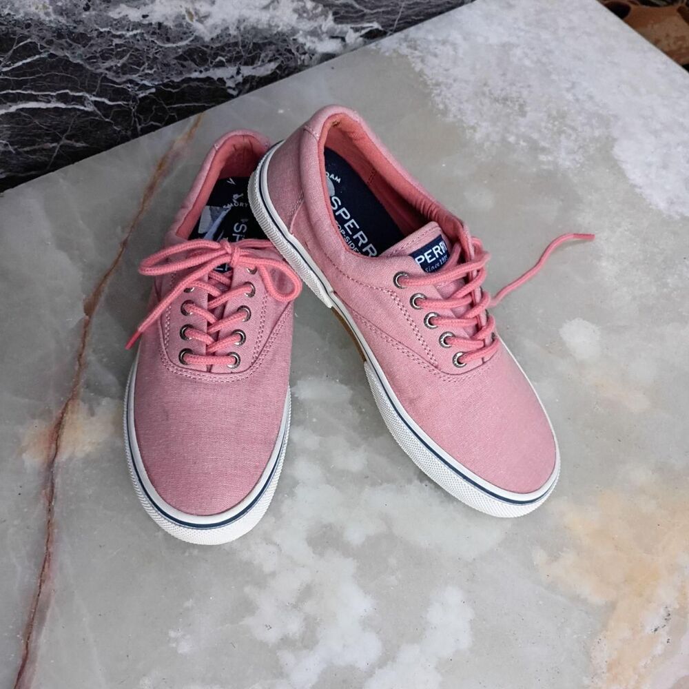 Sperry Men's Pink Boat-shoes